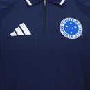 Camisa Polo Cruzeiro Viagem Adidas Azul Masculina - Roupa casual de time para presente e moda torcedor em promoção