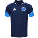 Camisa Polo Cruzeiro Viagem Adidas Azul Masculina - Roupa casual de time para presente e moda torcedor em promoção