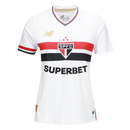 Camisa São Paulo Home 2025-2026 - New Balance Feminina - Branca