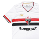 Camisa São Paulo Home 2025-2026 - New Balance Feminina - Branca